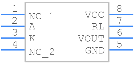 HCPL-2300-300E - Avago Technologies - PCB symbol