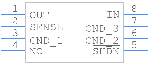 LT1963ES8-2.5#TRPBF - Analog Devices - PCB symbol