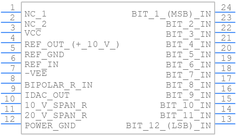 HI1-565ATD/883 - Renesas Electronics - PCB symbol
