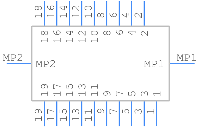 DF9-19S-1V(69) - Hirose - PCB symbol