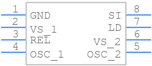 U6431B-MY - Microchip - PCB symbol