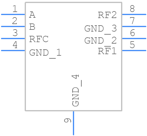 HMC270MS8GETR - Analog Devices - PCB symbol
