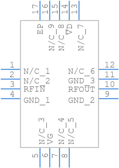 MAFC-004403-TR0500 - MACOM - PCB symbol