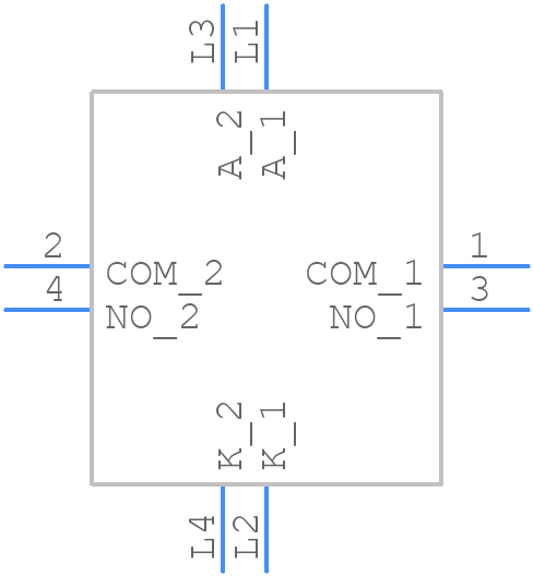 228CDVARGFABBB - CTS - PCB symbol