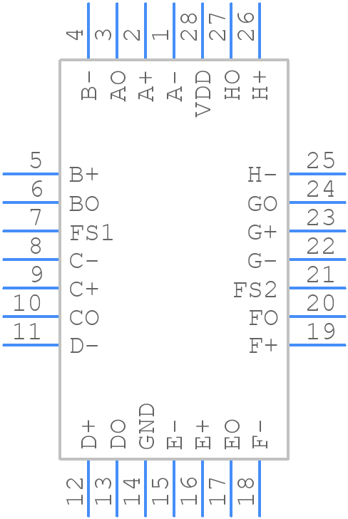 ADM5180APZ-REEL - Analog Devices - PCB symbol