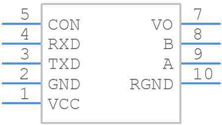 TD521D485 - Mornsun Power - PCB symbol