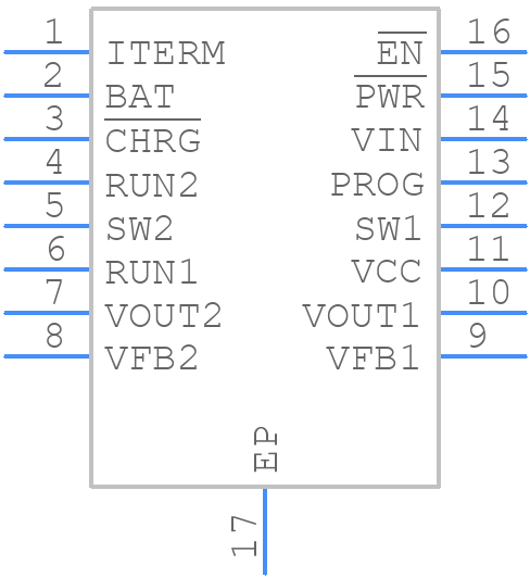 LTC3552EDHC-1#PBF - Analog Devices - PCB symbol