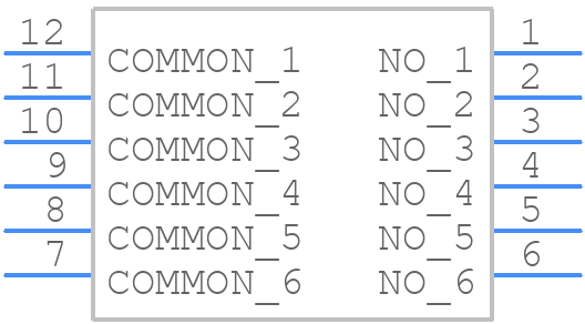 208-6ST - CTS - PCB symbol
