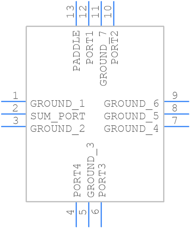 WP4R+ - Mini-Circuits - PCB symbol