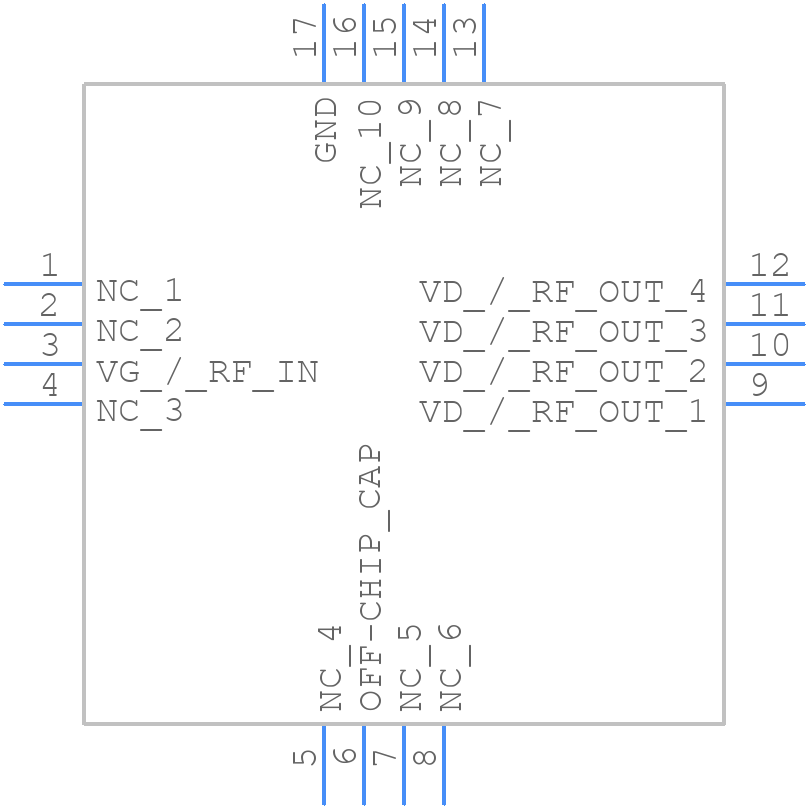 TGF3015-SM - Qorvo - PCB symbol