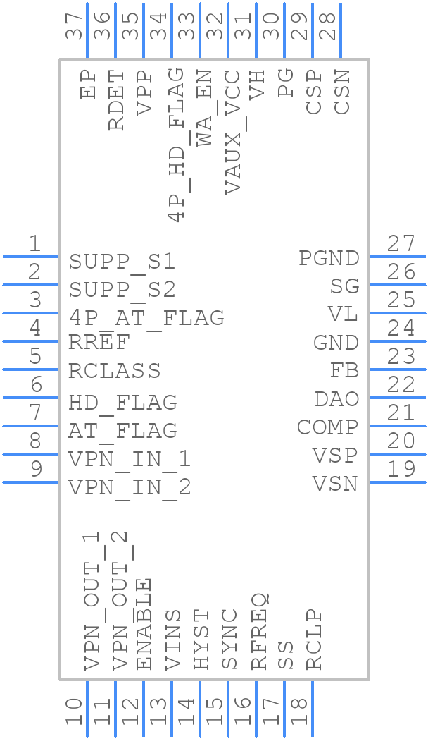 PD70211ILQ-TR - Microsemi Corporation - PCB symbol