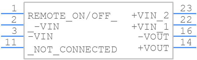 JCG1212S05 - XP POWER - PCB symbol