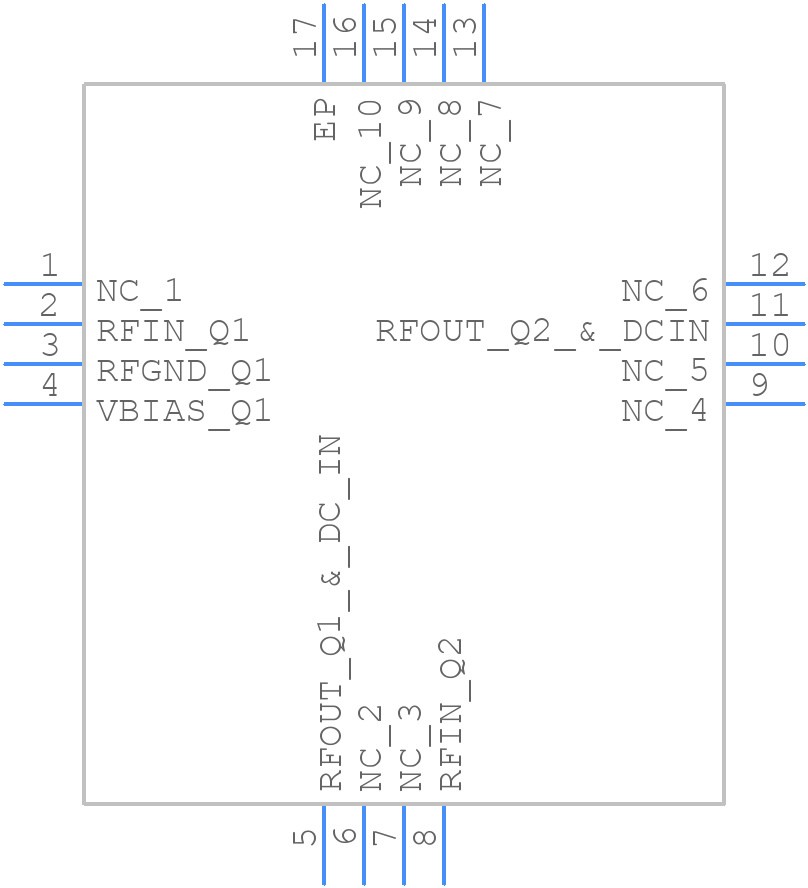 PMA4-33GLN+ - Mini-Circuits - PCB symbol