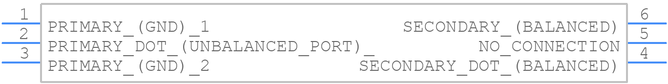 NCS2-771+ - Mini-Circuits - PCB symbol