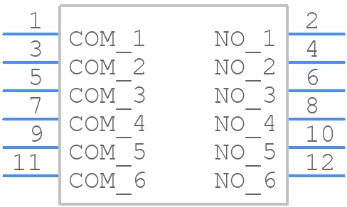 DS01C-254-S-06BE - CUI Devices - PCB symbol