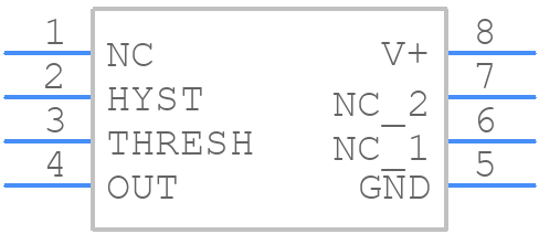 MAX8211CSA+ - Analog Devices - PCB symbol