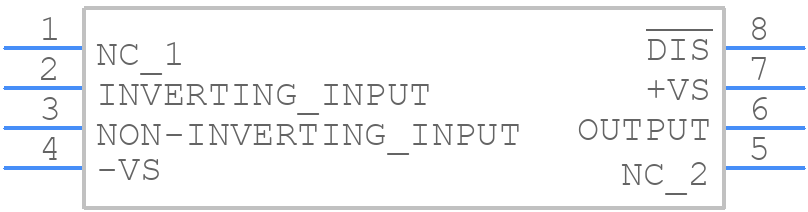 OPA680U - Texas Instruments - PCB symbol