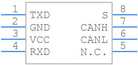 TJA1057T - NXP - PCB symbol
