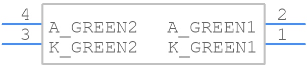 L-7104MD/2GD - Kingbright - PCB symbol