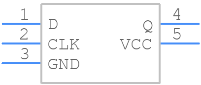 SN74LVC1G79DCKTG4 - Texas Instruments - PCB symbol