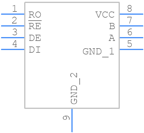 LTC2850IDD#PBF - Analog Devices - PCB symbol