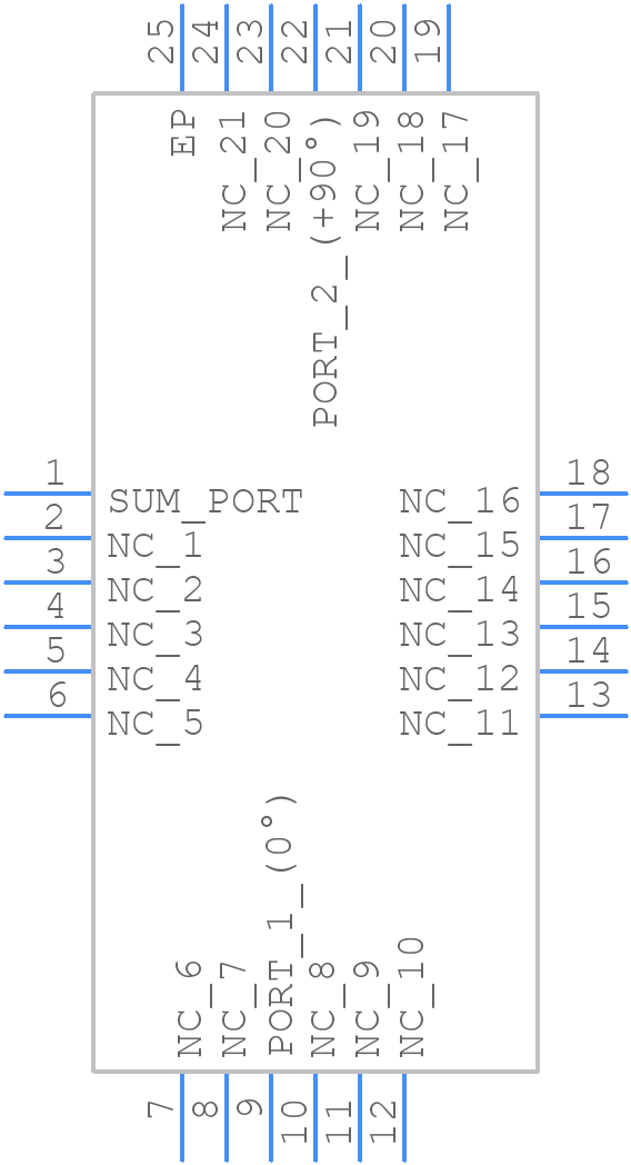 EPQ-133+ - Mini-Circuits - PCB symbol