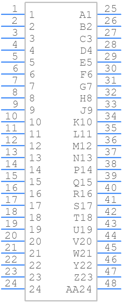 305-048-520-202 - EDAC - PCB symbol