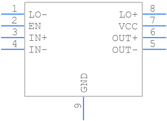 LT5560EDD#TRPBF - Analog Devices - PCB symbol