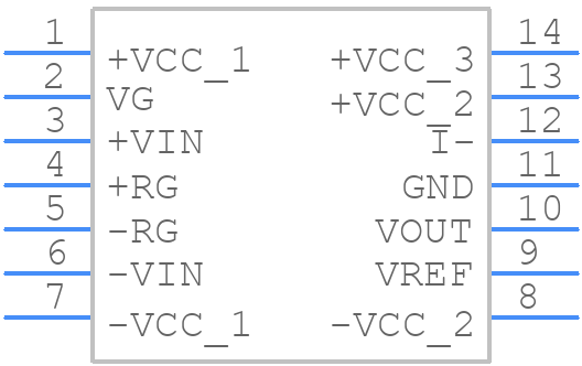 CLC522AJP - Texas Instruments - PCB symbol