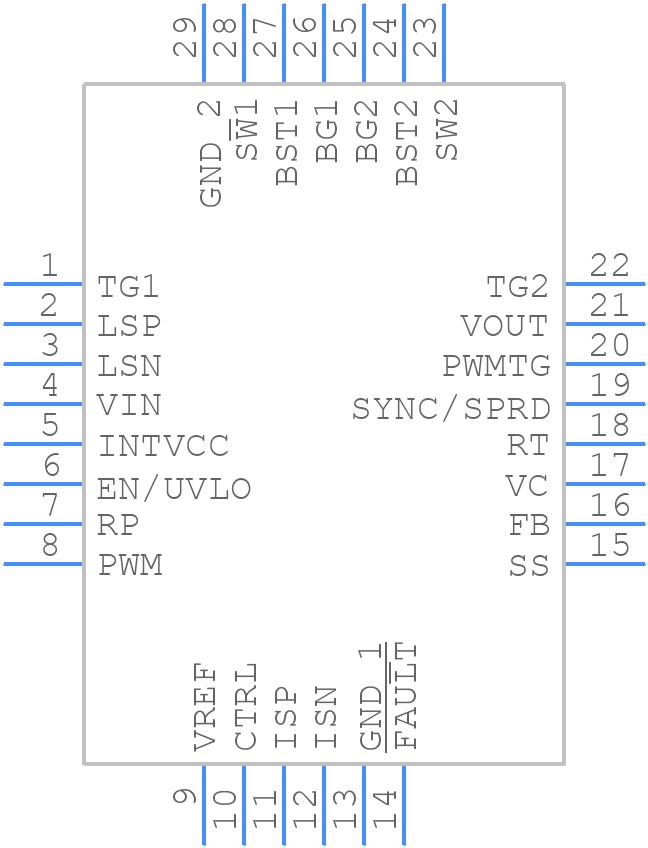 LT8393EUFDM#PBF - Analog Devices - PCB symbol
