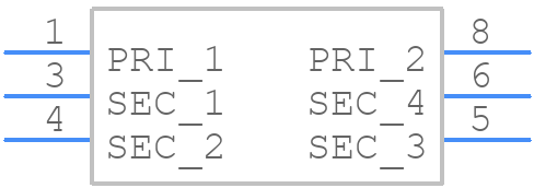 X-1569T - iNRCORE - PCB symbol