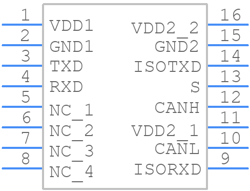 IL 41050TAE - NVE - PCB symbol
