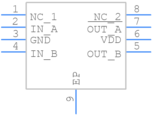 TC4425AVMF - Microchip - PCB symbol