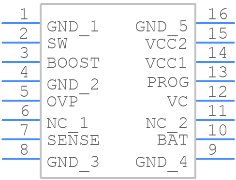 LT1510IGN#TRPBF - Analog Devices - PCB symbol