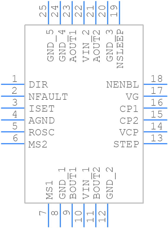 MP6600GR-P - Monolithic Power Systems (MPS) - PCB symbol