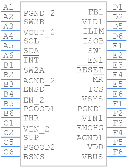 ADP5360ACBZ-1-R7 - Analog Devices - PCB symbol