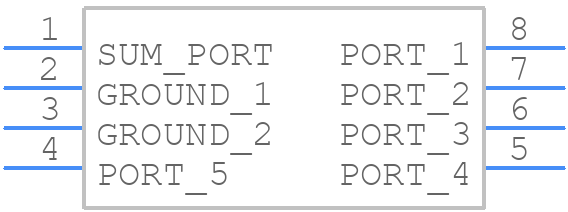 AD5PS-1+ - Mini-Circuits - PCB symbol
