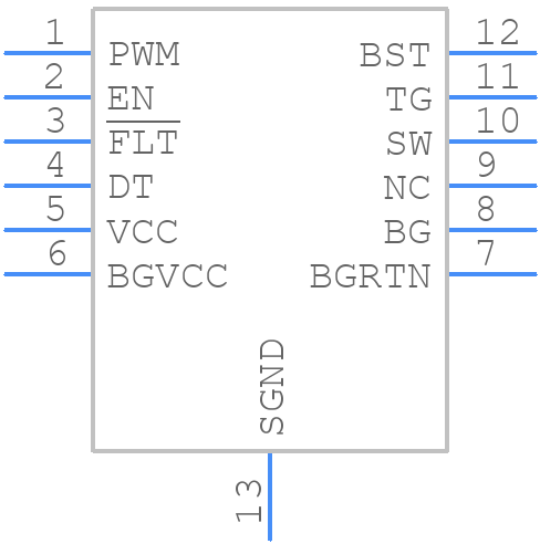 LTC7060 - Analog Devices - PCB symbol