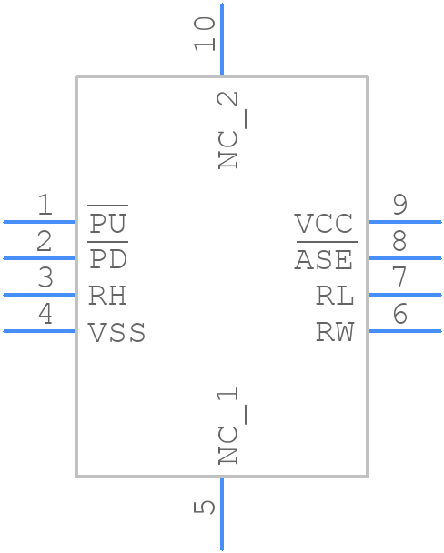 ISL22512WFRU10Z-TK - Renesas Electronics - PCB symbol