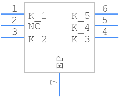 DMF05LCFLP-7 - Diodes Incorporated - PCB symbol
