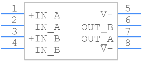 TLV3502AIDCNRG4 - Texas Instruments - PCB symbol