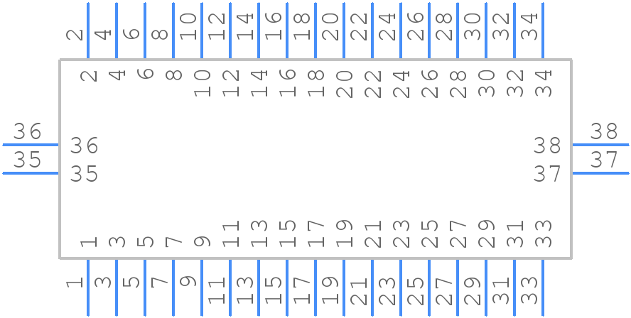 BM20B(0.6)-34DS-0.4V(53) - Hirose - PCB symbol