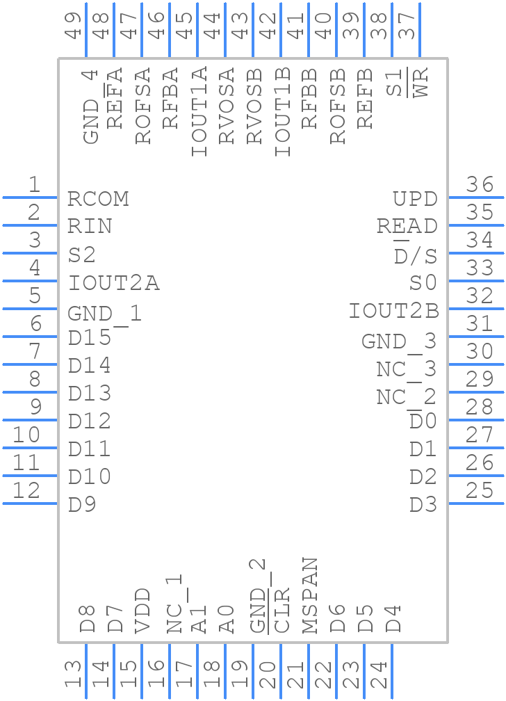 LTC2753AIUK-16#TRPBF - Analog Devices - PCB symbol