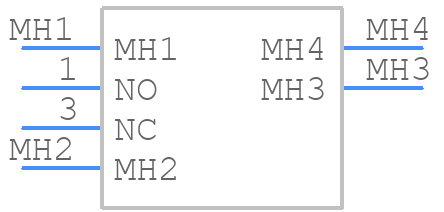 AB11AB-HC - NKK Switches - PCB symbol