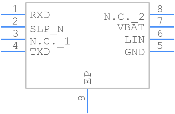 TJA1027TK - NXP - PCB symbol