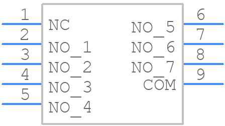 50P45-01-1-08N - Grayhill - PCB symbol