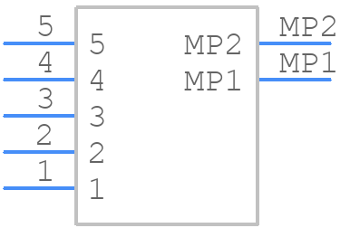 505567-0581 - Molex - PCB symbol