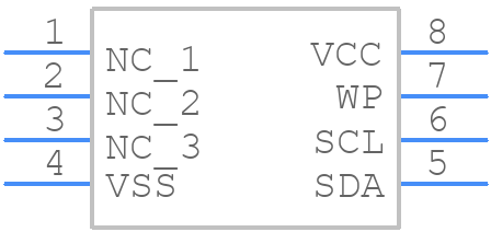 NV24C08DWVLT3G - onsemi - PCB symbol