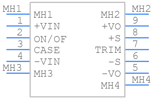 VHB100W-Q48-S48 - CUI Inc. - PCB symbol