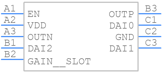 MAX98360BENL+T - Analog Devices - PCB symbol